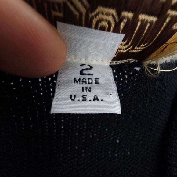 ST JOHN Santana Knit Wool Wrap Dress Minimal Modest Quiet Luxury Old Money Black - Picture 10 of 11